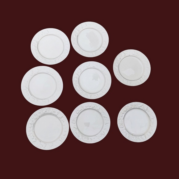 8 American Atelier Melissa salad Plates - Picture 4 of 7